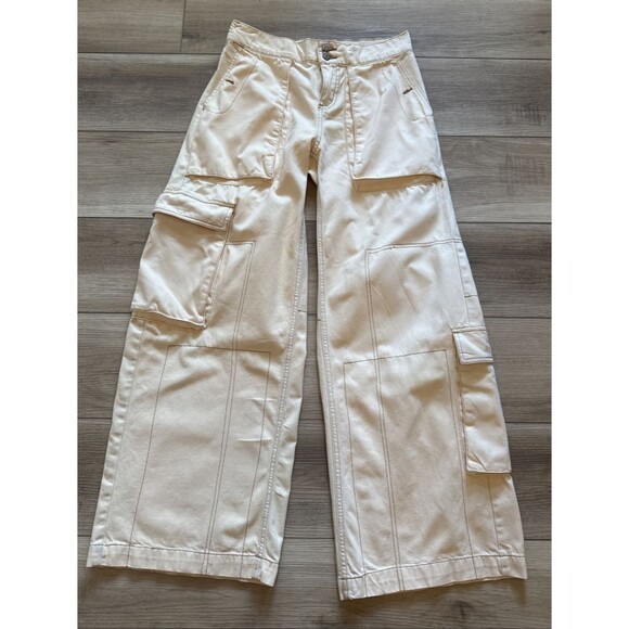Womens High Rise Jeans S Relaxed Wide Leg BDG Urban Outfitters Baggy Y2K Skater - Picture 1 of 14